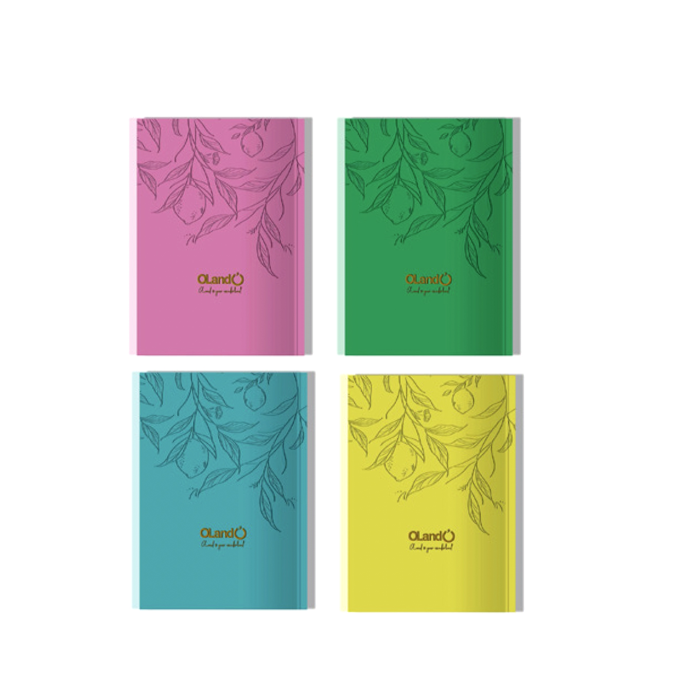 دفتر یادداشت 80 برگ طرح آرورا (برند اُلند)