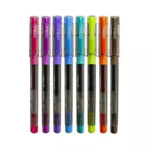 روان نویس Andia بسته بندی 8 رنگ (برند کرند)