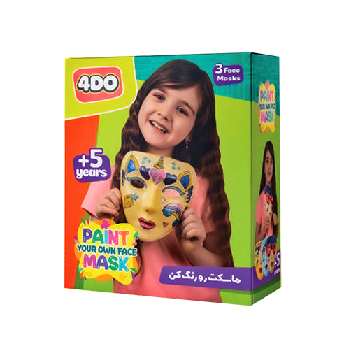 رنگ آمیزی ماسک صورت دخترانه (برند 4do)
