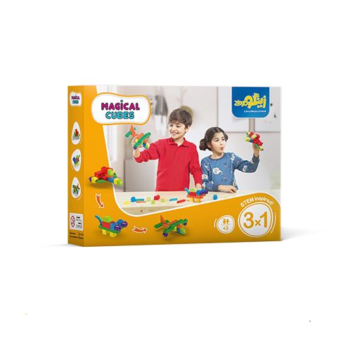مکعب های جادویی ۱*۳ (۲۹ قطعه) (برند زینگو)