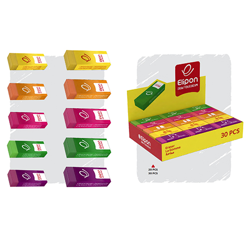 پاک کن کلاسیک بزرگ رنگی (برند الیپون)