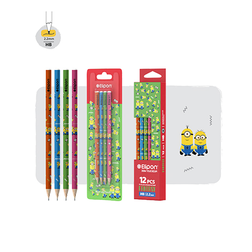 مداد مشکی فانتزی طرح مینیون (برند الیپون)