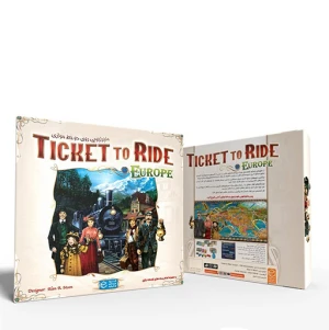 بازی تیکت تو راید اروپا TICKET TO RIDE: EUROPE (برند میپل کینگ)
