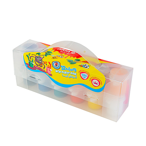 گواش 12 رنگ کوچک طلقی (برند آریا)