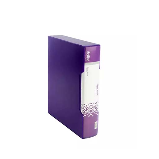 کلر بوک 80 برگ قابدار رنگ بنفش (برند آرت لاین)
