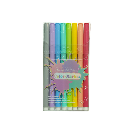 ماژیک نقاشی پاستلی 8 رنگ (برند اس ام اس)