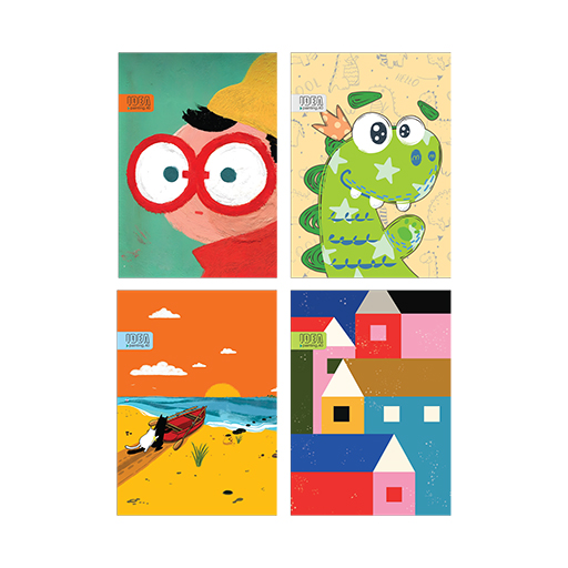 دفتر نقاشی، 40 برگ سیمی (برند ایده)