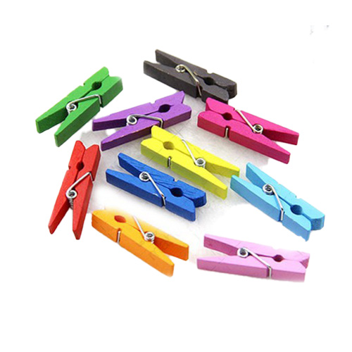 گیره چوبی 20 عددی رنگی (برند ام پی)