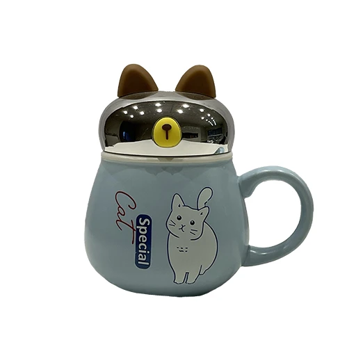 ماگ گربه cat spcial با گوش قهوه‌ای.jpg
