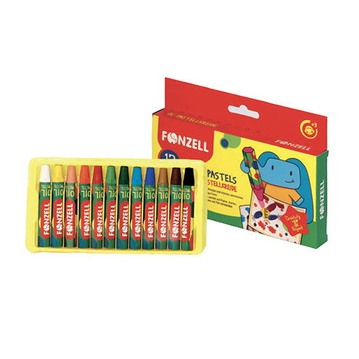 پاستل روغنی ۱۲ رنگ kids (برند فونزل)
