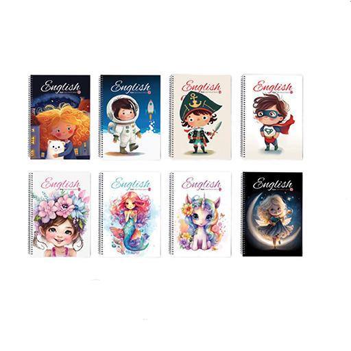 دفتر انگلیسی 50 برگ ۴ خط (برند اُلند)