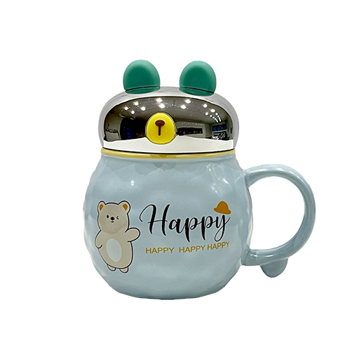 ماگ خرس happy گوش سبز.jpg