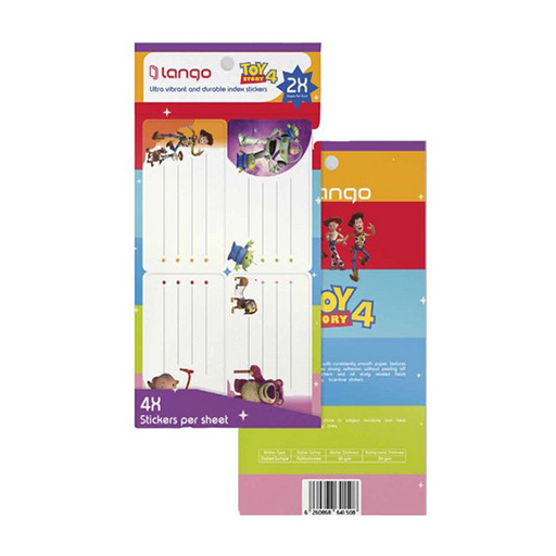 لیبل دانش آموز طرح داستان اسباب بازی (برند لانگو)