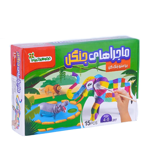 ماجراهای جنگل ۱۵ قطعه (برند فرفره های رنگی پویا)