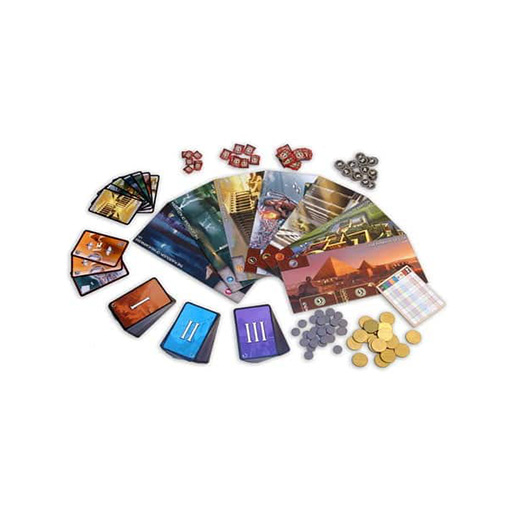 بازی عجایب هفتگانه Seven Wonders (برند دهکده بردگیم)-۲.jpg