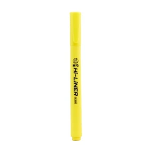 ماژیک علامت گذار HI LINER، رنگ زرد (برند ام اند جی)