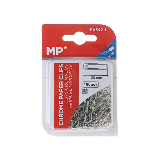 گیره کاغذ بسته 100 عددی (برند ام پی)