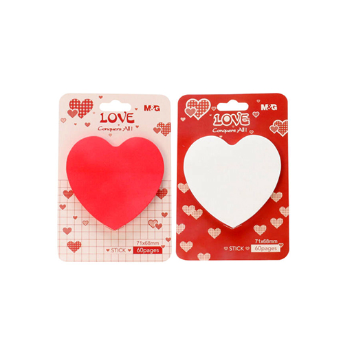 پست ایت ۶۰ برگ، ۷6 در ۷6 طرح Love (برند ام اند جی)