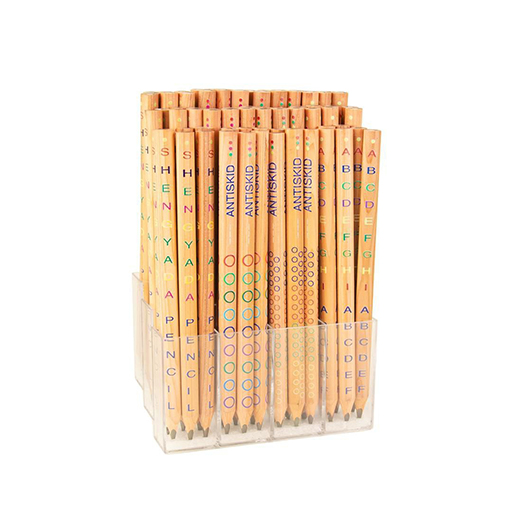 مداد مشکی بدنه طرح دار جامبو