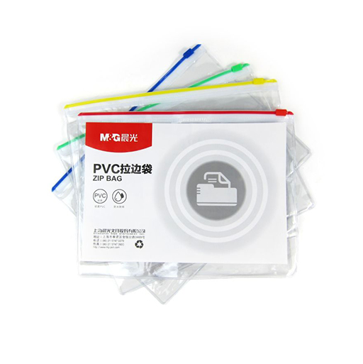 پوشه زیپدار سایز A4 (برند ام اند جی)