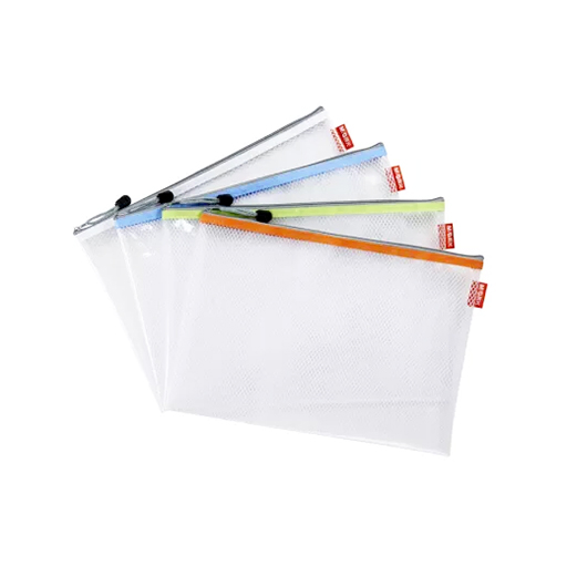 پوشه زیپدار سایز A4 (برند ام اند جی)