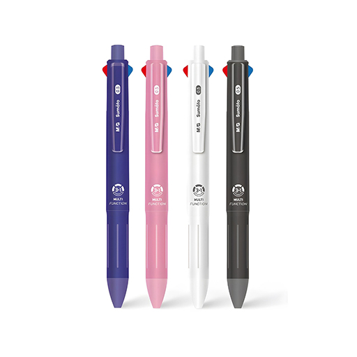 خودکار 0/5 مدل چند کاره SMATO دارای۳ رنگ (برند ام اند جی)