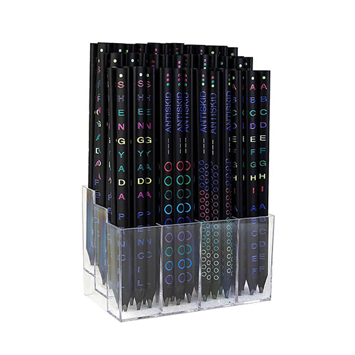 مداد مشکی بلک وود بدنه طرح دار جامبو