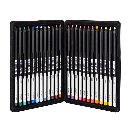 مداد رنگی 24 رنگ بلک وود سافت (جعبه مشکی)