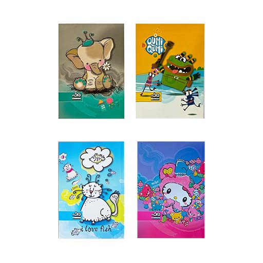 دفتر 100 برگ  یک خط فانتزی (برند برکه)