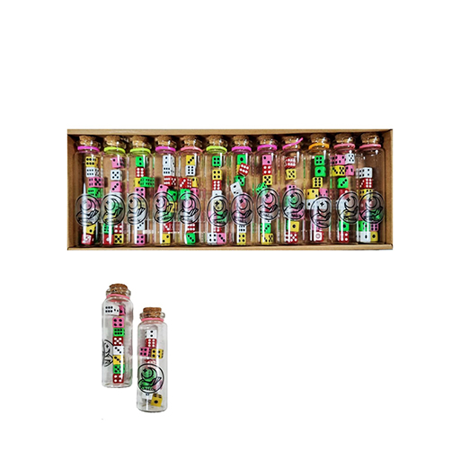 تاس رنگی چالیک بسته 12 عددی