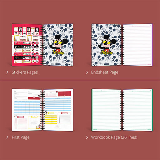 دفتر میکی موس ۱۰۰ برگ ۲.jpg