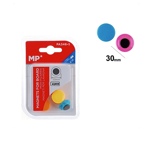 مگنت وایت برد رنگی بسته ۱۴ عددی (برند ام پی)