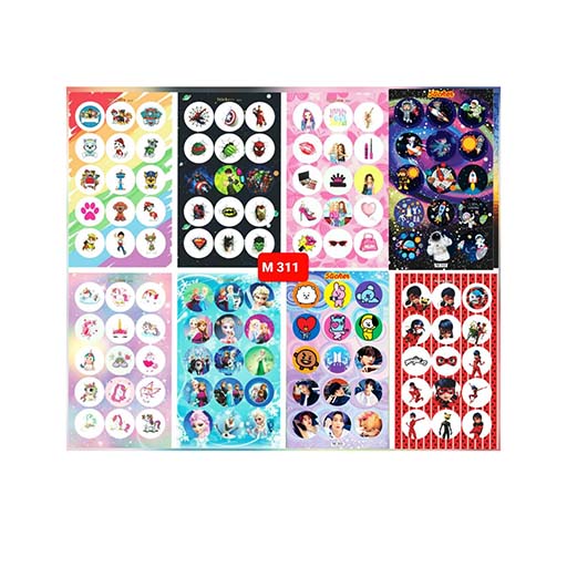 استیکر 10 طرحی فانتزی