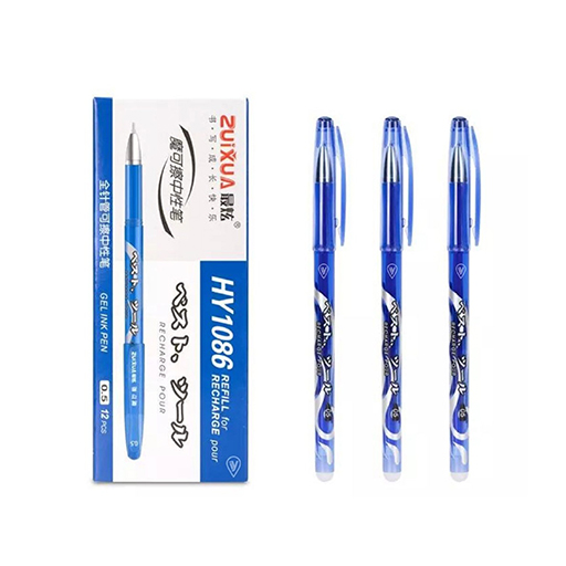 خودکار آبی پاک کن دار 0/5 میلیمتر zuixva