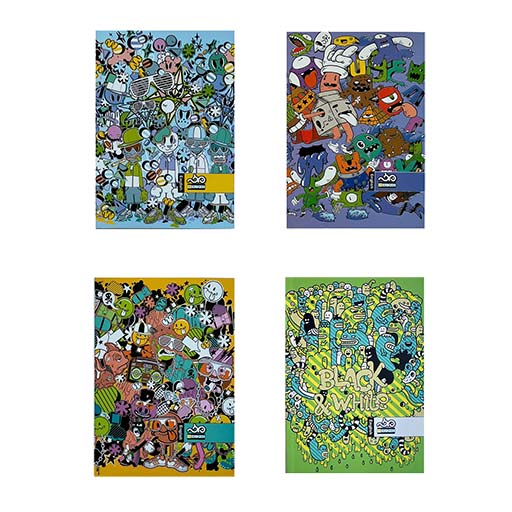 دفتر دانشجویی 100 برگ دو خط (برند برکه)