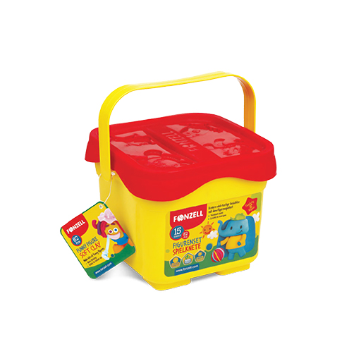 خمیر بازی 1۵ رنگ مدل فیگور خنده Kids (برند فونزل)