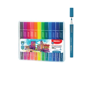 ماژیک 12 رنگ  Super Brush Markers (برند فونزل)