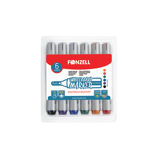 ماژیک 6 رنگ Whiteboard Markers (برند فونزل)