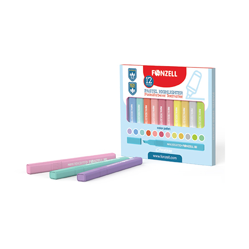 ماژیک 12 رنگ Highlighter Markers (برند فونزل)