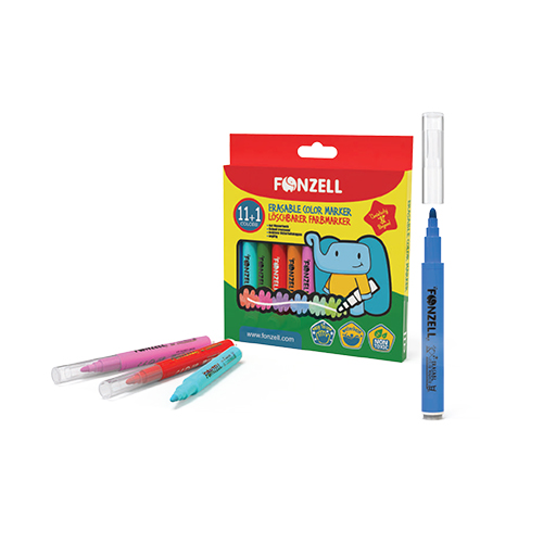 ماژیک 11+1 رنگ Erasable Color Markers (برند فونزل)