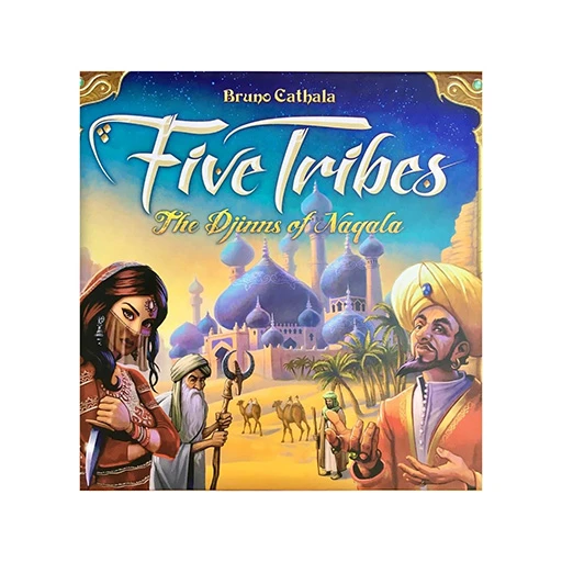 بازی پنج قبیله Five Tribes (برند دهکده بردگیم)-۱.jpg