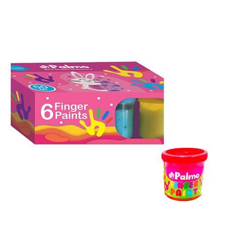 رنگ انگشتی 6 رنگ (برند پالمو)
