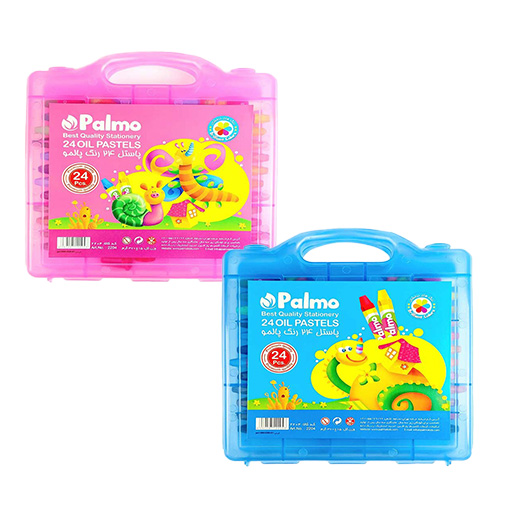 پاستل 24 رنگ کیفی (برند پالمو)