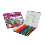 مداد رنگی 24 رنگ جعبه فلزی (برند پالمو)-۴.jpg