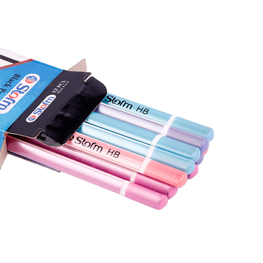 مداد مشکی سه گوش برایت لاین (برند استورم)-۲.jpg