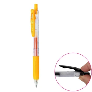 روان نویس ژلی ۰.۷ ساراسا کلیپ رنگ زرد (برند زبرا)