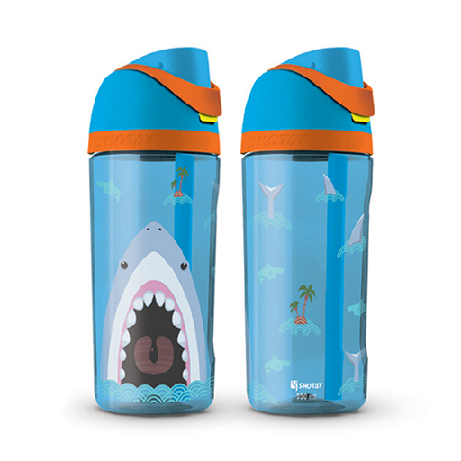 قمقمه فانتزی طرح اقیانوس (برند شوتای) -آبی.png