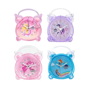 ساعت رومیزی دخترانه طرح پونی