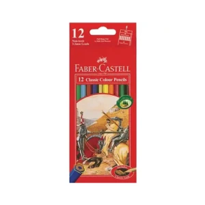 مداد رنگی مقوایی ۱۲ رنگ (برند فابر کاستل)