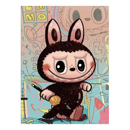 دفتر ۶۰ برگ تک خط سیمی فانتزی (برند مازلاین)-۴.png